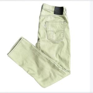 Levi’s Sage Green Straight Leg Denim Jeans Size W34/L32 western cowgirl 90s Y2K